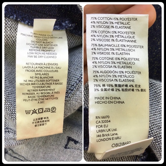 Anthropologie Pilcro shimmer high rise denim leggings - Picture 9 of 10